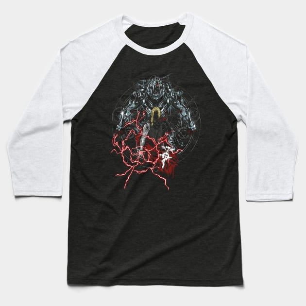 FullMetal Graffiti Baseball T-Shirt by Fearcheck